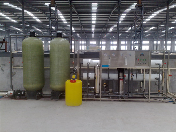 Brackish water desalination system for irrigation